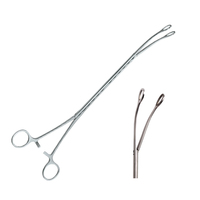 雙關節(jié)滑板式8mm波浪桿DeBakey齒頭寬12mm海綿鉗