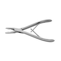 Jansen單關(guān)節(jié)咬骨鉗 不銹鋼直頭彎頭 總長18cm
