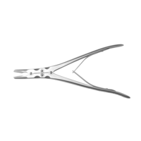 雙關(guān)節(jié) 無(wú)角柄 咬骨鉗 DLC涂層 不銹鋼