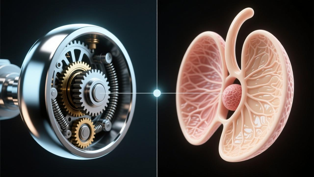 機(jī)械瓣與生物瓣對比示意圖