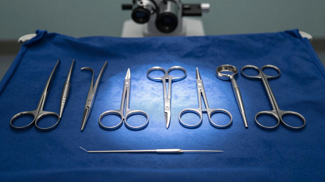 顱內(nèi)搭橋手術(shù)器械示意圖