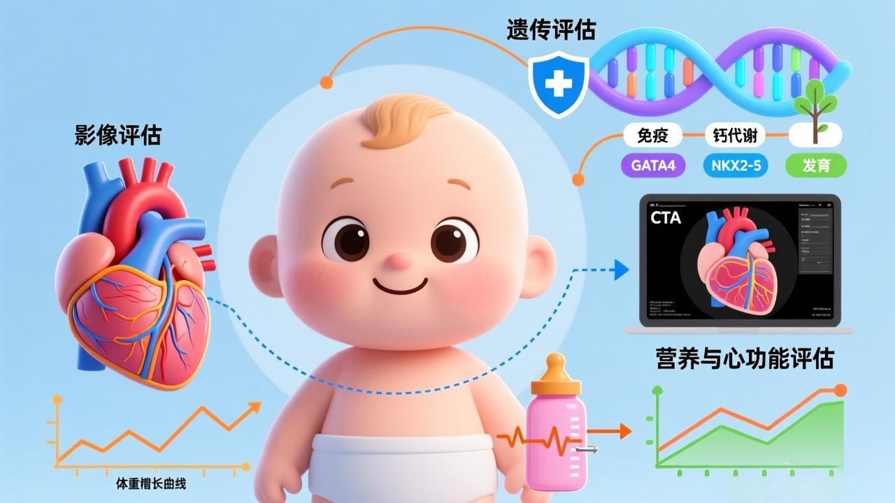 小兒先心病圍術(shù)期管理示意圖