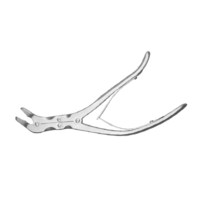 雙關(guān)節(jié) 無(wú)角柄 不銹鋼 側(cè)彎40° 總長(zhǎng)24cm 咬骨鉗