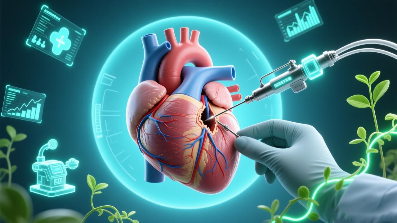 心臟微創(chuàng)手術(shù)示意圖