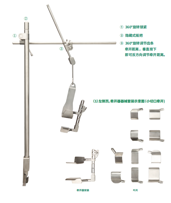 貝萊沃醫(yī)療心臟微創(chuàng)乳內(nèi)牽開(kāi)器
