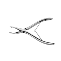 Luer 單關(guān)節(jié)咬骨鉗 不銹鋼彎頭 總長15cm