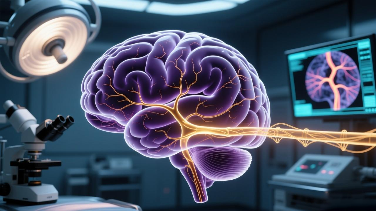 顱內(nèi)血管搭橋手術(shù)示意圖