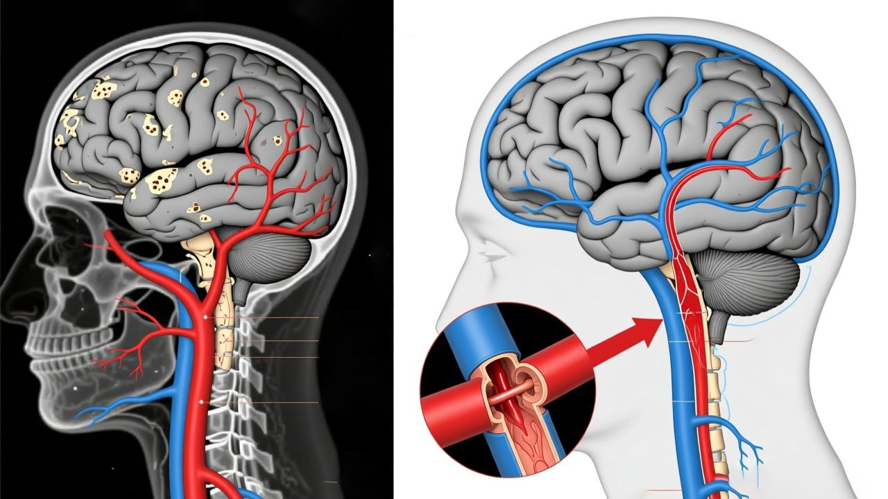 顱內(nèi)血管疾病適應癥示意圖
