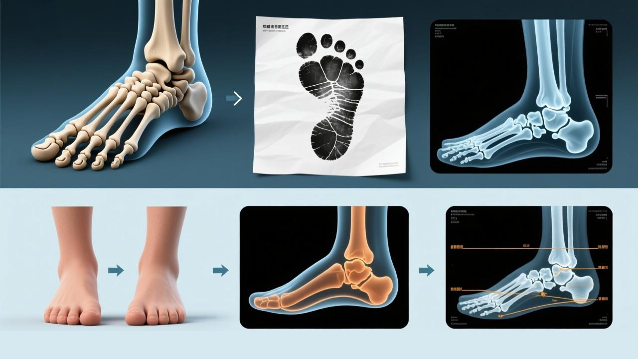 足踝畸形矯正示意圖