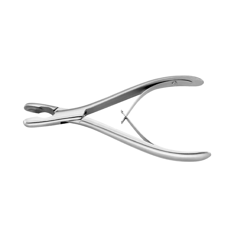 Luer單關(guān)節(jié)咬骨鉗 不銹鋼直頭彎頭 總長17cm