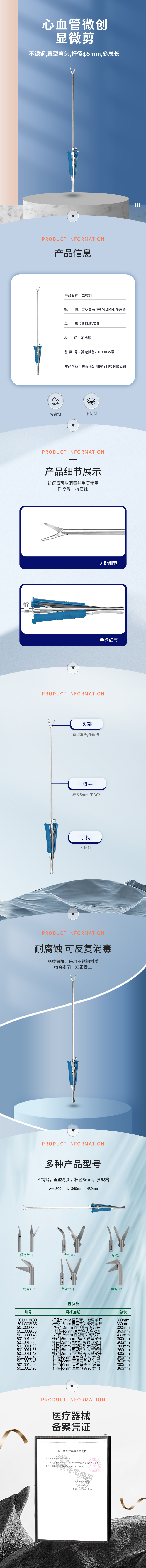 心血管微創(chuàng)顯微剪 300mm 桿徑φ5mm 直型彎頭 微彎單開-501.0008.30-詳情頁(yè).png