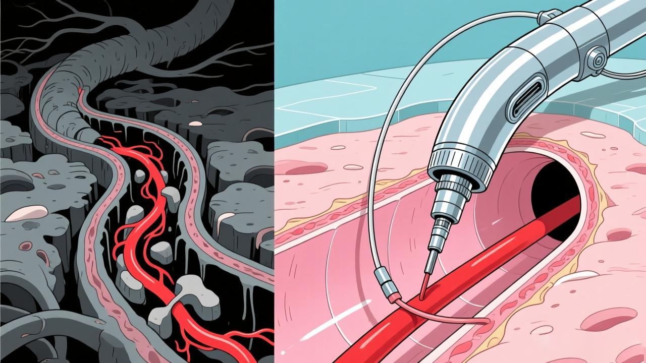 血管隧道器臨床應(yīng)用示意圖
