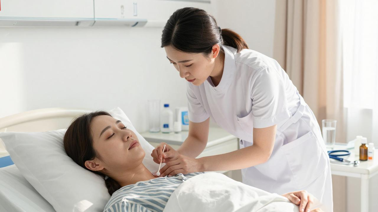 氣管切開術(shù)后護(hù)理示意圖