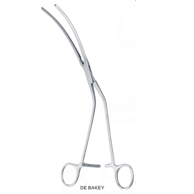 DE BAKEY 总长28cm 弧弯 血管钳