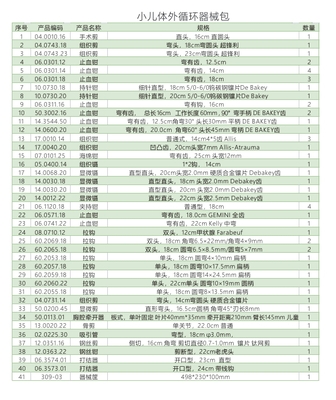 小儿体外循环器械包