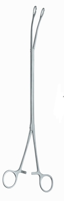 胸腔镜滑板式海绵钳带齿