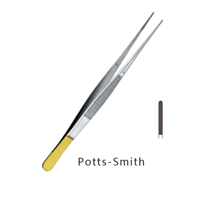 Potts-Smith直头镶片精细镊