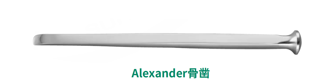 18cm 直單斜平刃 Alexander骨鑿